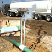 Liquid Nitrogen Tanker Used on Every Freeze Plug