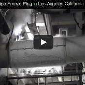 24inch Indoor Pipeline Freeze Plug Video